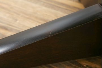 和製ビンテージ　北海道民芸家具　樺(カバ)材　HM472シリーズ　上品な優しい雰囲気を醸し出す円形テーブル(ラウンドテーブル、ダイニングテーブル、コーヒーテーブル、ヴィンテージ)(R-073304)