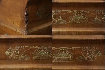 ジャンク品　希少!!　BRILLANT　お洒落なアンティークの空間を演出する足踏みミシン(ミシンテーブル、工業用ミシン、ミシン台、サイドテーブル、ディスプレイ)(R-073305)