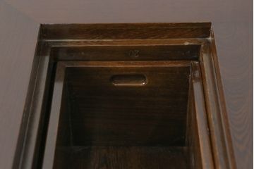 中古　鉄刀木(タガヤサン)　2wayでフレキシブルに使える!!美しい杢目が目を惹く囲炉裏テーブル(木製火鉢、関西火鉢、長火鉢、ダイニングテーブル、6人掛け、食卓、座卓、センターテーブル、ローテーブル)(R-073330)