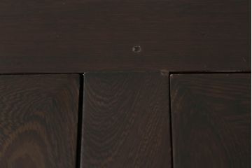 中古　鉄刀木(タガヤサン)　2wayでフレキシブルに使える!!美しい杢目が目を惹く囲炉裏テーブル(木製火鉢、関西火鉢、長火鉢、ダイニングテーブル、6人掛け、食卓、座卓、センターテーブル、ローテーブル)(R-073330)