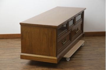 中古　激レア　希少　DREXEL HERITAGE(ドレクセルヘリテイジ)　FRANCESCA(フランチェスカ)シリーズ　エレガントな佇まいが目を引くテレビ台(テレビボード、ローボード、AVボード、キャビネット、引き出し)(R-073335)