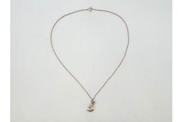 ヴィンテージアクセサリー　デンマーク　GEORG JENSEN(ジョージ・ジェンセン)　人魚　シルバー925S　美しいフォルムが上品な雰囲気溢れるネックレス(ペンダント、マーメイド、silver、銀製、ビンテージ)(R-073361)