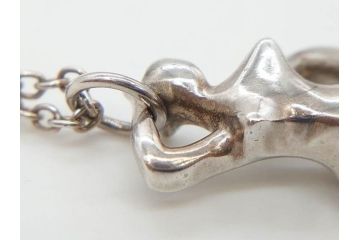 ヴィンテージアクセサリー　デンマーク　GEORG JENSEN(ジョージ・ジェンセン)　人魚　シルバー925S　美しいフォルムが上品な雰囲気溢れるネックレス(ペンダント、マーメイド、silver、銀製、ビンテージ)(R-073361)