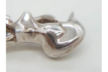 ヴィンテージアクセサリー　デンマーク　GEORG JENSEN(ジョージ・ジェンセン)　人魚　シルバー925S　美しいフォルムが上品な雰囲気溢れるネックレス(ペンダント、マーメイド、silver、銀製、ビンテージ)(R-073361)