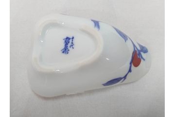 人間国宝　十二代　酒井田柿右衛門　染錦柿画　上質な和の空間を演出する茶器セット(急須、湯冷まし、湯呑み6客、湯のみ、茶道具、和食器、共箱付き)(R-073366)