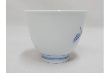 人間国宝　十二代　酒井田柿右衛門　染錦柿画　上質な和の空間を演出する茶器セット(急須、湯冷まし、湯呑み6客、湯のみ、茶道具、和食器、共箱付き)(R-073366)