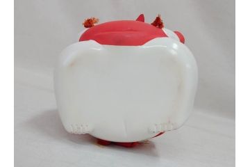 時代物　昭和十三年(1938年)　京都　丸屋　大木平蔵　鯛持ち　ガラスケース付き　和の風情を感じられる上質な京人形(木彫り、御所人形、子供、子ども、昭和13年、共箱付き)(R-073369)
