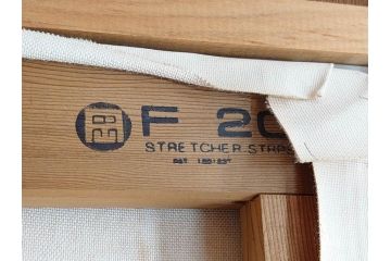 洋画家　東郷(久下塚)青蘭　望郷　F20(20号)　ノスタルジックな雰囲気漂う油彩画(東郷青児の内弟子、美人名品、絵画、人物絵、女性、美人画、額装、油絵)(R-073372)