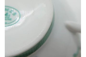 フランス　HERMES(エルメス)　トゥカン　大胆かつ繊細に描かれた鳥たちが華やかな雰囲気を醸し出すトリオセット(カップ&ソーサー、プレート、皿、C&S、洋食器)(R-073374)