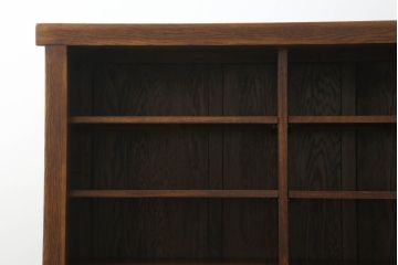 中古　美品　高級品!!　ナラ材　上質な和の空間を演出するアンティーク調水屋箪笥サイドボード(食器棚、収納棚、戸棚、茶箪笥、サイドキャビネット)(R-073377)