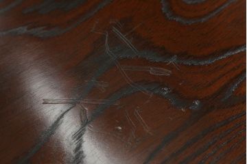 中古　美しい木目と立派な金具が目を惹く車箪笥(引き出し、収納箪笥、サイドチェスト)(定価約58万円)(R-073404)