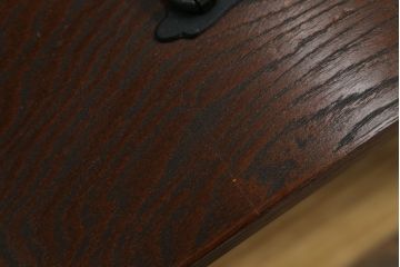 中古　美しい木目と立派な金具が目を惹く車箪笥(引き出し、収納箪笥、サイドチェスト)(定価約58万円)(R-073404)