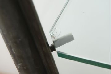 ヨーロッパアンティーク　凛とした雰囲気漂う猫脚のメディカルキャビネット(ガラスケース、ショーケース、飾り棚、店舗什器、デンタルキャビネット)(R-073406)