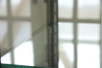 ヨーロッパアンティーク　凛とした雰囲気漂う猫脚のメディカルキャビネット(ガラスケース、ショーケース、飾り棚、店舗什器、デンタルキャビネット)(R-073406)