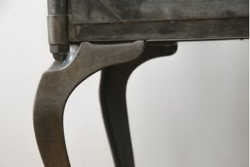 ヨーロッパアンティーク　凛とした雰囲気漂う猫脚のメディカルキャビネット(ガラスケース、ショーケース、飾り棚、店舗什器、デンタルキャビネット)(R-073406)