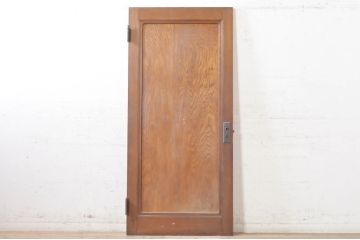アンティーク建具　空間のアクセントになるレトロなドア1枚(木製扉)(R-073446)