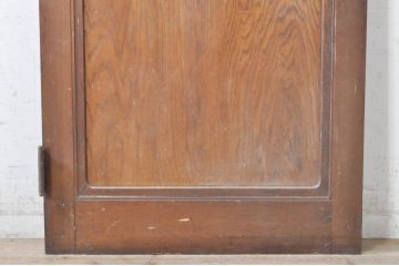 アンティーク建具　空間のアクセントになるレトロなドア1枚(木製扉)(R-073446)