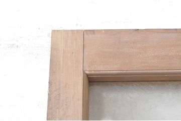アンティーク建具　大正ロマン　素朴な木味が魅力の上質なドア1枚(木製扉)(R-073448)