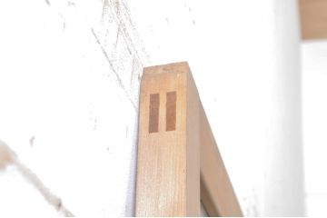 アンティーク建具　大正ロマン　素朴な木味が魅力の上質なドア1枚(木製扉)(R-073448)