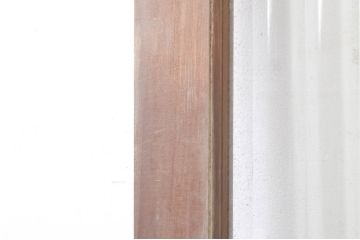 アンティーク建具　上手物!!!　腰板一枚板　昔懐かしいレトロな雰囲気漂う両開きドア(親子ドア)1対2枚セット (木製扉、玄関ドア)(R-073450)