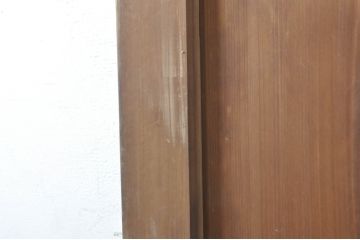 アンティーク建具　和モダンな空間作りにおすすめな帯戸2枚セット(引き戸、板戸)(R-073452)