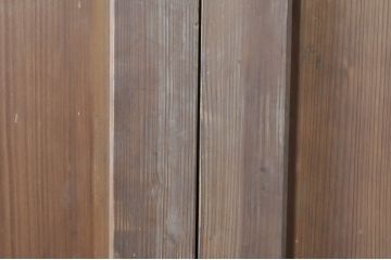 アンティーク建具　和モダンな空間作りにおすすめな帯戸2枚セット(引き戸、板戸)(R-073452)