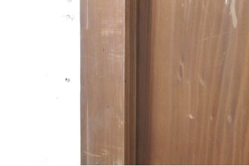 アンティーク建具　和モダンな空間作りにおすすめな帯戸2枚セット(引き戸、板戸)(R-073453)