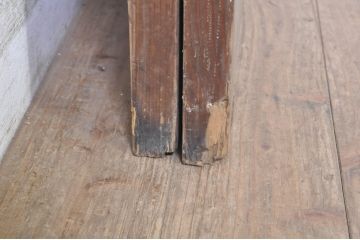 アンティーク建具　和モダンな空間作りにおすすめな帯戸2枚セット(引き戸、板戸)(R-073453)