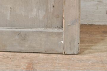 アンティーク建具　レトロな空間づくりにオススメのガラス戸1枚(ガラス扉、ドア、木製扉)(R-073456)