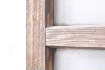 アンティーク建具　レトロな空間づくりにオススメのガラス戸1枚(引き戸)(R-073457)