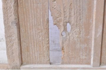 アンティーク建具　レトロな空間づくりにオススメのガラス戸1枚(引き戸)(R-073457)