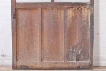 アンティーク建具　レトロな空間づくりにオススメのガラス戸1枚(引き戸)(R-073457)
