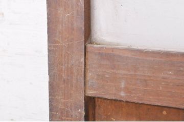 アンティーク建具　レトロな空間づくりにオススメのガラス戸1枚(引き戸)(R-073457)