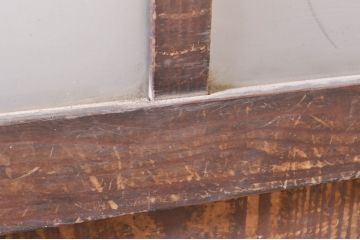アンティーク建具　レトロな空間づくりにオススメのガラス戸1枚(引き戸)(R-073457)