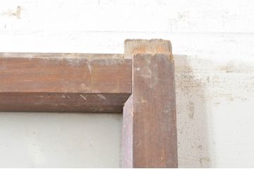 アンティーク建具　大正ロマン　レトロな空間づくりにオススメのガラス戸1枚(引き戸)(R-073459)