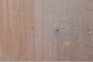 アンティーク建具　大正ロマン　レトロな空間づくりにオススメのガラス戸1枚(引き戸)(R-073459)