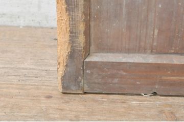 アンティーク建具　大正ロマン　レトロな空間づくりにオススメのガラス戸1枚(引き戸)(R-073459)