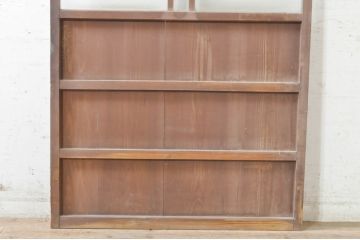 アンティーク建具　大正ロマン　レトロな空間づくりにオススメのガラス戸1枚(引き戸)(R-073459)