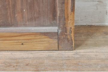 アンティーク建具　大正ロマン　レトロな空間づくりにオススメのガラス戸1枚(引き戸)(R-073459)
