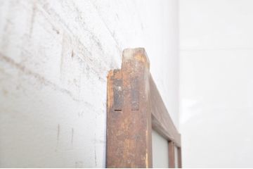 アンティーク建具　大正ロマン　レトロな空間づくりにオススメのガラス戸1枚(引き戸)(R-073459)