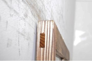 アンティーク建具　大正ロマン　古い木味が魅力的な幅狭ガラスドア1枚(ガラス戸、木製扉)(R-073461)