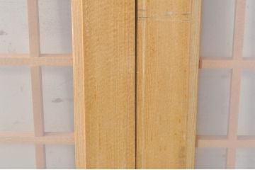 アンティーク建具　和モダンな雰囲気づくりにおすすめのガラス欄間2枚セット(明り取り、明かり取り)(R-073464)