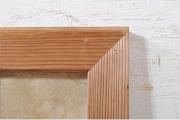 アンティーク建具　障子入り　落ち着いた和モダンな空間づくりにおすすめの格子欄間2枚セット(明かり取り、明り取り)(R-073469)