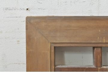 アンティーク建具　和モダンな空間を演出する組子欄間1枚(明り取り、明かり取り)(R-073470)