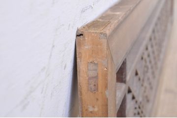 アンティーク建具　和モダンな空間を演出する組子欄間1枚(明り取り、明かり取り)(R-073470)