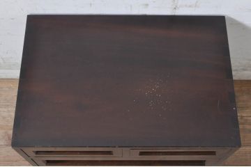 中古　松本民芸家具　#523型小抽斗　高山デザイン　上品な佇まいが魅力の小引き出し(チェスト、卓上収納、小物収納)(R-073472)
