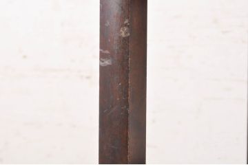 和製ビンテージ　松本民芸家具　上品な和の趣き漂うA型電話台(花台、飾り台、収納棚、戸棚、サイドテーブル、ヴィンテージ)(定価約13万円)(R-073473)