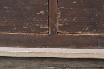 和製アンティーク　引き出し17杯　時代の流れを感じる素朴な佇まいが魅力的な収納箪笥(薬箪笥、小物収納、整理タンス、時代箪笥、チェスト、ドロワー)(R-073474)