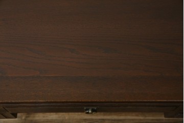 和製アンティーク　大正ロマン　趣のある佇まいが目を惹くシンプルな平机(ワークデスク、在宅用、在宅ワーク用)(R-073489)