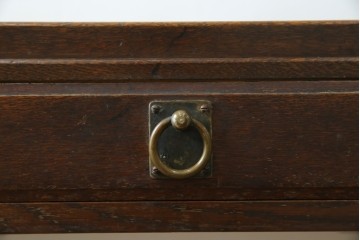 和製アンティーク　大正ロマン　趣のある佇まいが目を惹くシンプルな平机(ワークデスク、在宅用、在宅ワーク用)(R-073489)